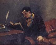 Portrait of Baudelaire Gustave Courbet